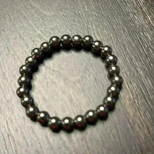 Elegant Black Beaded Bracelet